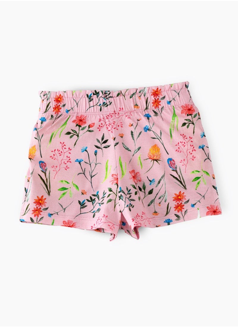 Jelliene Knitted printed shorts  - Image 1