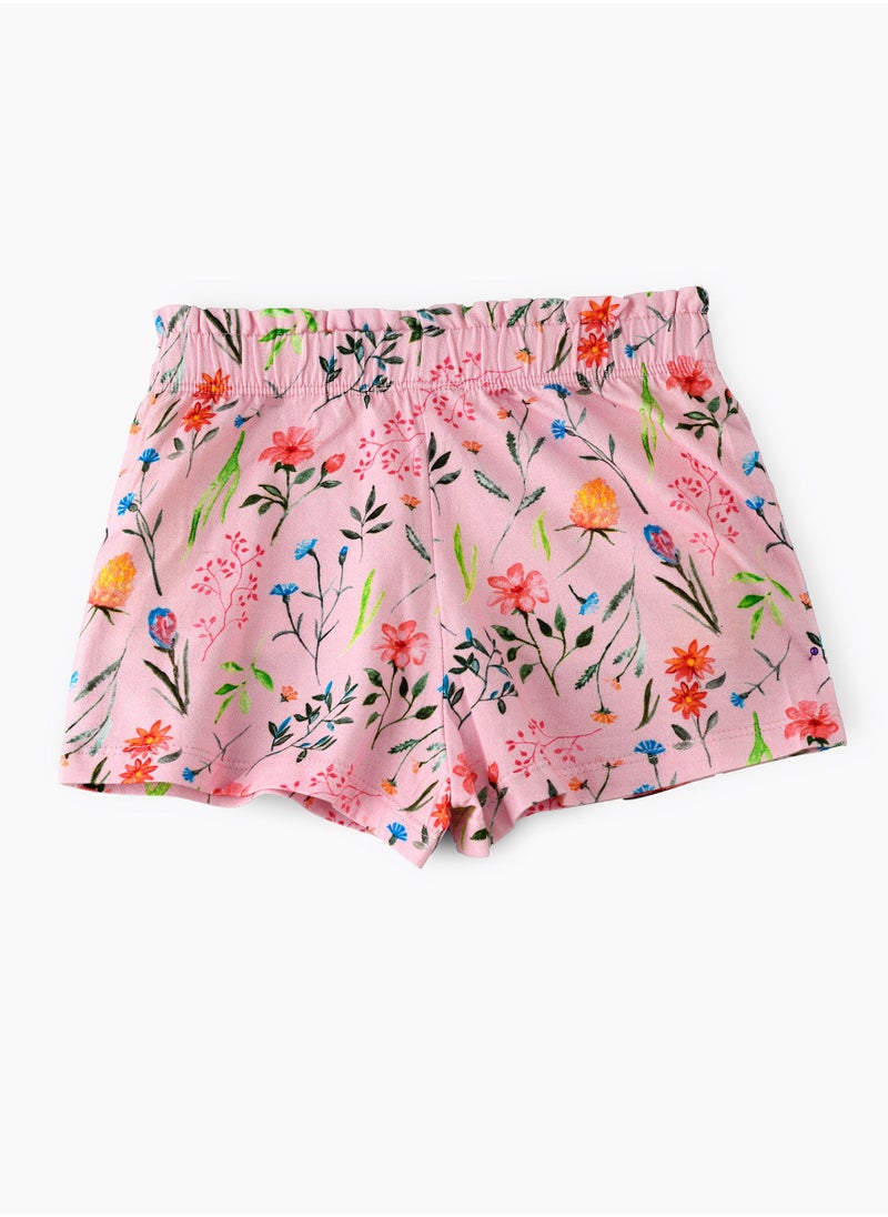 Jelliene Knitted printed shorts  - Image 2
