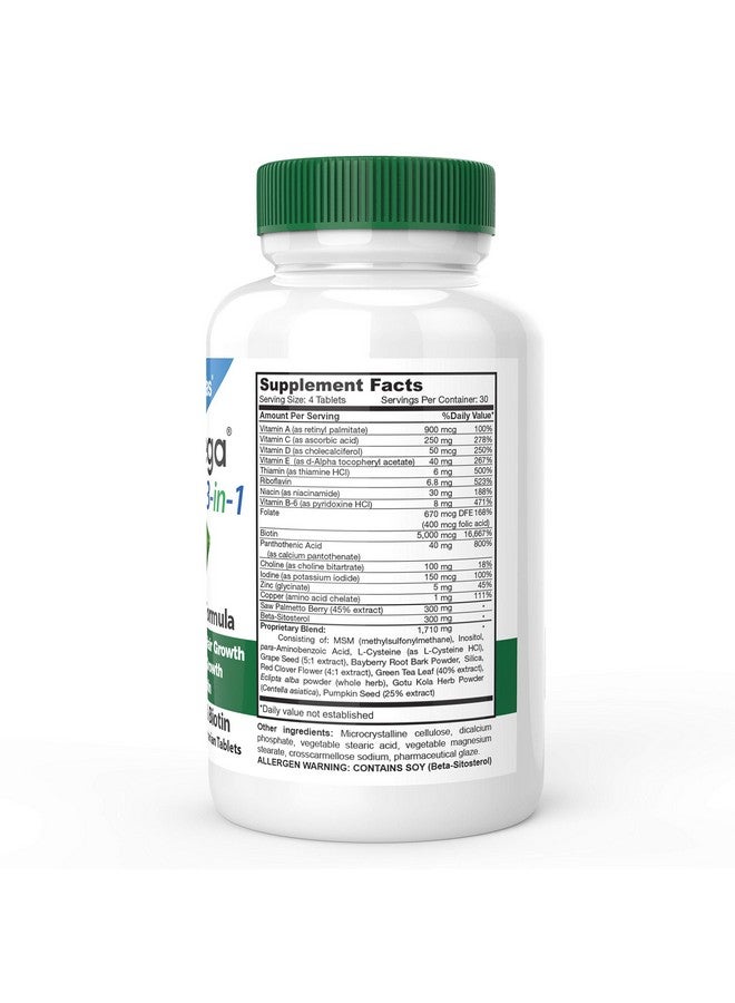 DrFormulas Hairomega 3In1 Hair Growth Vitamins With Dht Blocker Biotin For Women & Men ; Hair Skin And Nails Supplement For Hair Loss 120 Pills - Image 3