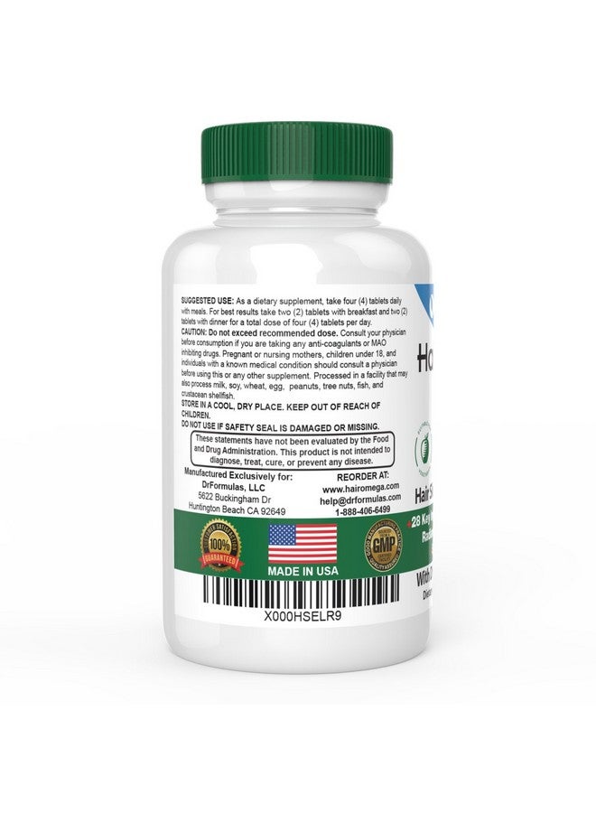 DrFormulas Hairomega 3In1 Hair Growth Vitamins With Dht Blocker Biotin For Women & Men ; Hair Skin And Nails Supplement For Hair Loss 120 Pills - Image 5