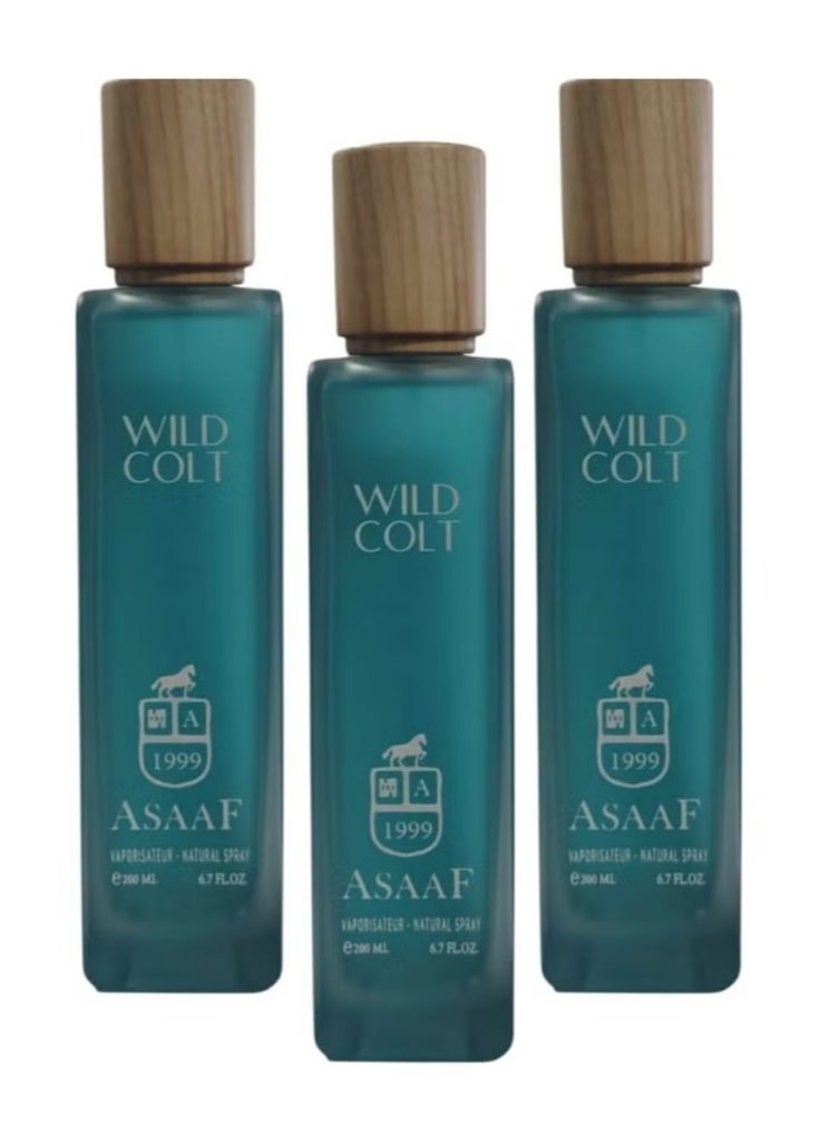 ASAAF Wild Colt EDP 3 * 200ml 