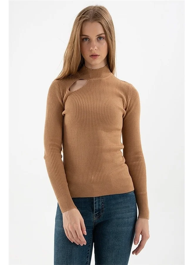 فاشن فريندز Women's Sweater Beige 23K0167K1