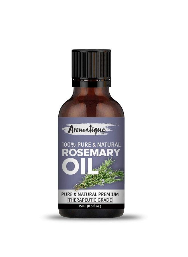 AROMATIQUE Rosemary Essential Oil For Hair Growthskin And Body 100% Pure And Natural Therapeutic Grade (15Ml)  - Image 5