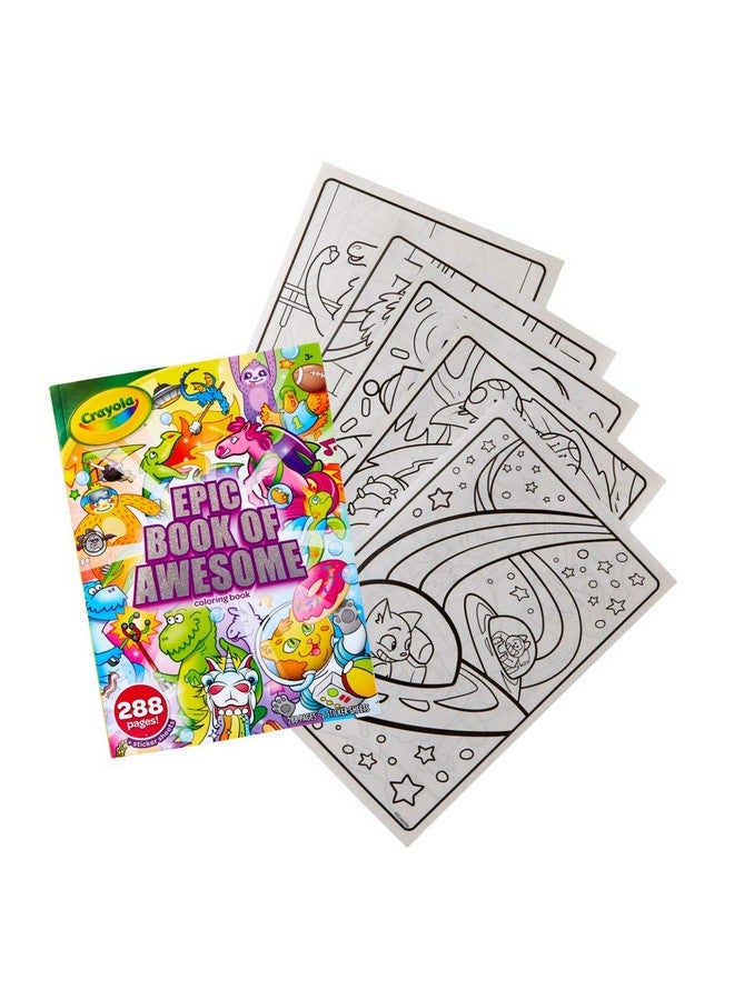 كرايولا مجموعة كتب التلوين الرائعة من كرايولا، ٢٨٨ صفحة، أنشطة داخلية للأطفال، هدية - Image 2