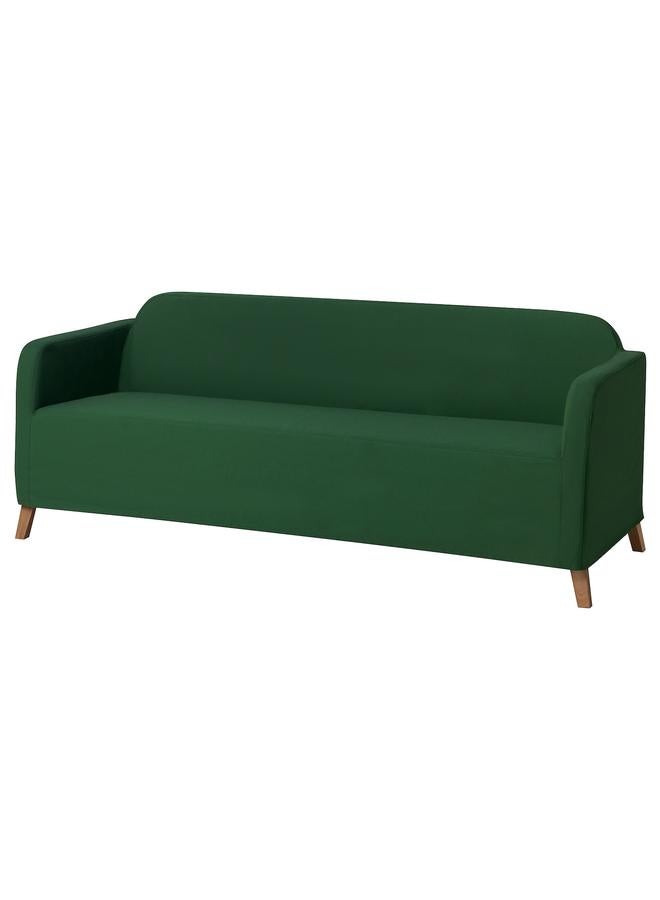 Zaboon Sofa protector for 3-seat sofa, Vissle dark green - Image 1