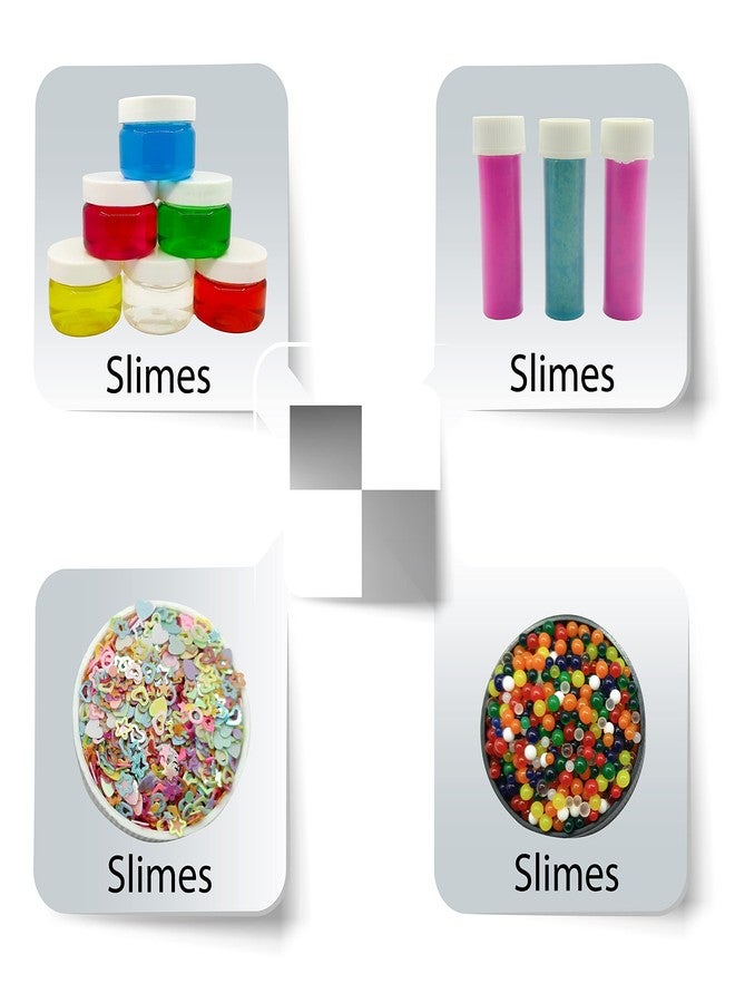 SNEKI (6 Slime Kit) Non Sticky Crystal Clay Kids Slime Gel Jelly Putty Toy for Kids Educational Creative DIY Toys Stress Relief Sludge Toy Kit for Girls Boys with Glitter Charms Star Beads Ball Set - Image 3