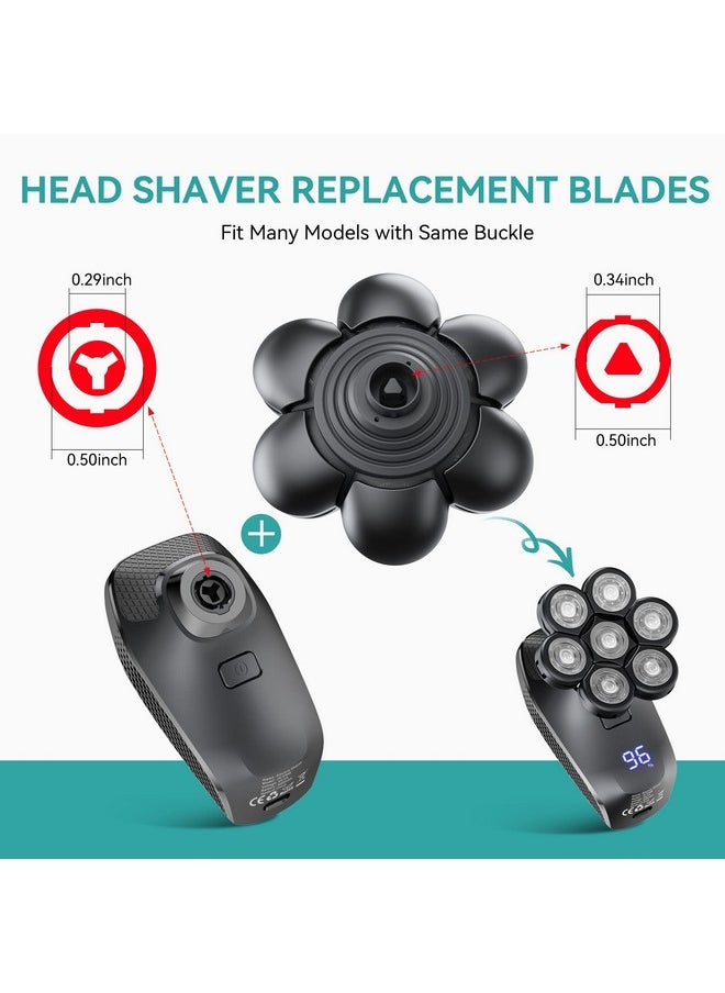 7D Blade Replacement Heads, Electric Shaver Replacement Head 7 Heads For Bald Men Wet And Dry Compatible Many Models Waterproof Head Razor - pzsku/Z0D6037EBA9D3CF6275EAZ/45/_/1734183194/dfb26360-70c2-47b8-9f06-7895e54a1191