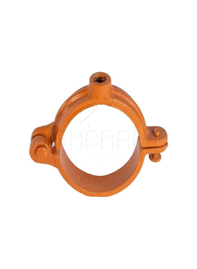 HIGHCRAFT HINGC-34-10 Industrial Decor Hinged Split Ring Pipe Hanger 3/4 in. Copper , with 3/8 in. Rod Fitting, Vintage Mounting Bracket for Tubing, Shower Curtain, Tiki Torch Hanging (10 Pack) - Image 3