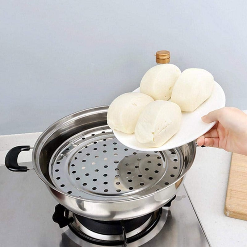comfrt 10in Steamer Rack, Stainless Steel Canning Rack Cooking Food Vegetable Steaming Tray Steam Basket for Pressure Cooker Stainless Pots Wok - Image 2