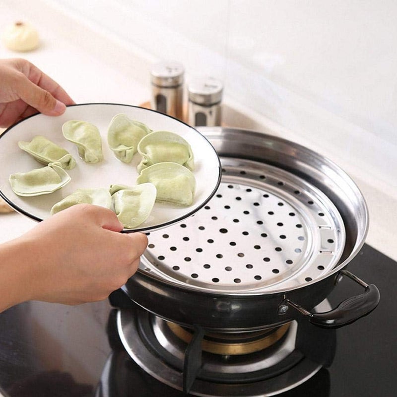 comfrt 10in Steamer Rack, Stainless Steel Canning Rack Cooking Food Vegetable Steaming Tray Steam Basket for Pressure Cooker Stainless Pots Wok - Image 4