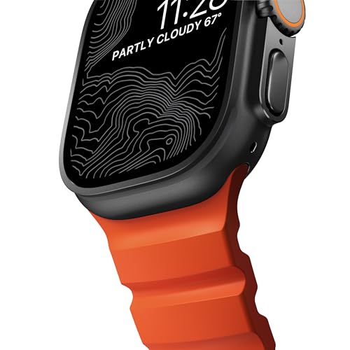 NOMAD Sport Band Rocky Point Magma for Apple Watch - 46/49mm Rugged Apple Watch Band with Black Titanium Hardware Adventurous for Men and Women - Image 4