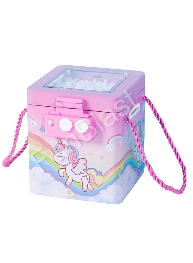 FunBlast Piggy Bank - Unicorn Coin Box for Kids, Money Bank for Kids, Piggy Bank for Kids, Money Box for Kids, Coin Box with Password, Unicorn gifts for girls, Best Return gifts for kids (Unicorn) - Image 1
