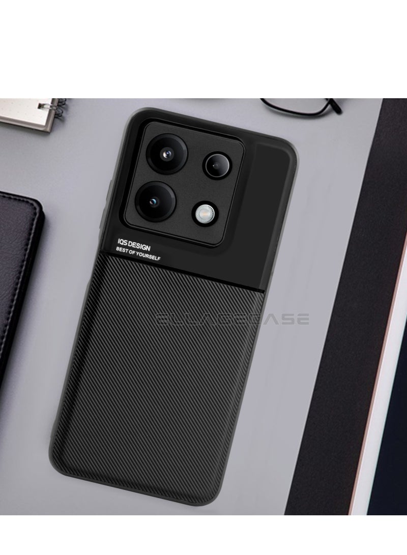 ELLAGECASE Premium Ultra-Thin Case for Xiaomi Redmi Note 13 Pro 5G / Xiaomi Poco X6 5G, Hidden Metal Plate, Slim Design, Easy to Hold, and Enhanced Camera Protection - Image 3