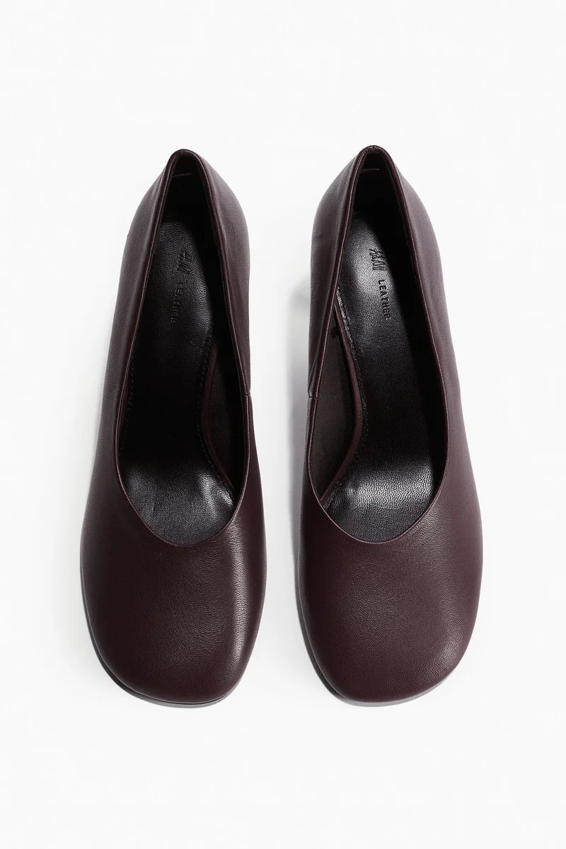 H&M Leather Court Shoes