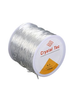 YOUGE 100m Beaded Crystal Elastic Line .DIY Handmade Jewelry Accessories.Transparent Elastic Beaded Thread（0.7mm）  - Image 1