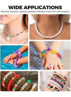 YOUGE 100m Beaded Crystal Elastic Line .DIY Handmade Jewelry Accessories.Transparent Elastic Beaded Thread（0.7mm）  - Image 5