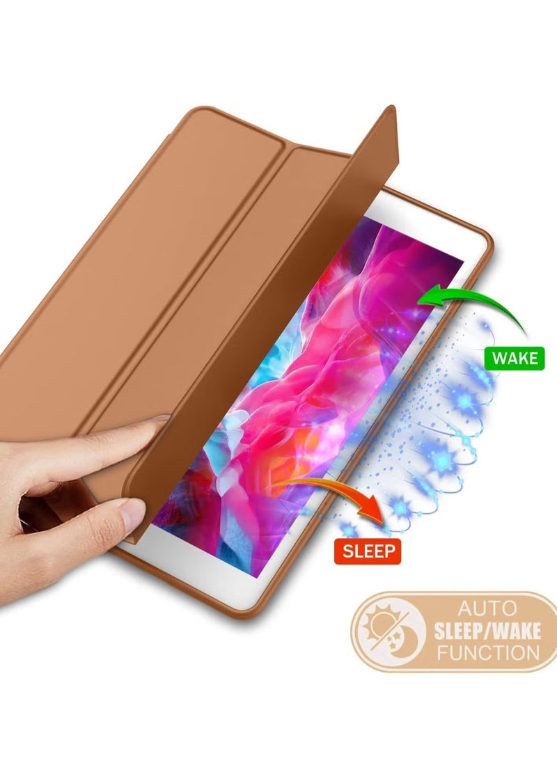 JAJEEK - New Smart Case with Pencil Holder for iPad Mini 1/2/3/4/5 – Tri-Fold Smart Case with Soft TPU Back, Auto Wake/Sleep, Dustproof & Anti-Fingerprint, Dual Angle Viewing Stand - Image 1