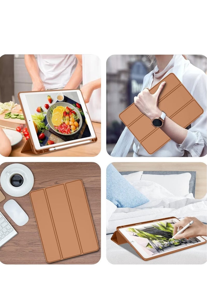 JAJEEK - New Smart Case with Pencil Holder for iPad Mini 1/2/3/4/5 – Tri-Fold Smart Case with Soft TPU Back, Auto Wake/Sleep, Dustproof & Anti-Fingerprint, Dual Angle Viewing Stand - Image 1