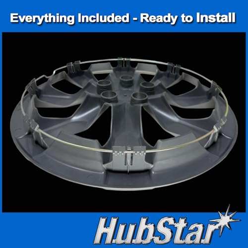 HubStar Replacement for Toyota Corolla 2014-2025 Hubcap, Premium Quality Sturdy 16-inch Silver Wheel Cover (4 Pieces) - Image 3