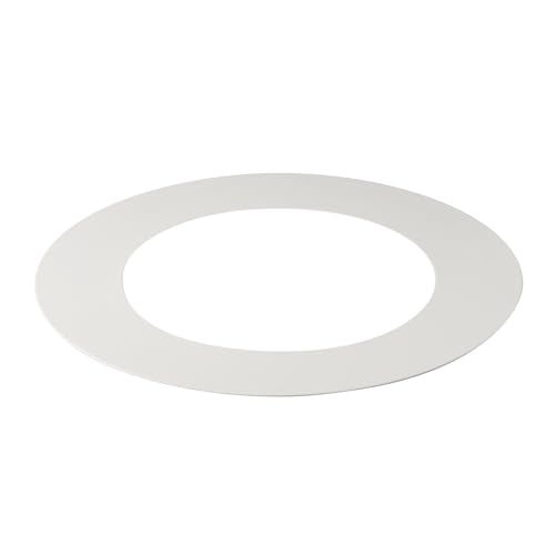 Kichler Direct-to-Ceiling Universal Goof Ring, For Use with 6" round interior downlight fixtures, White, (8.25" W) - Image 1