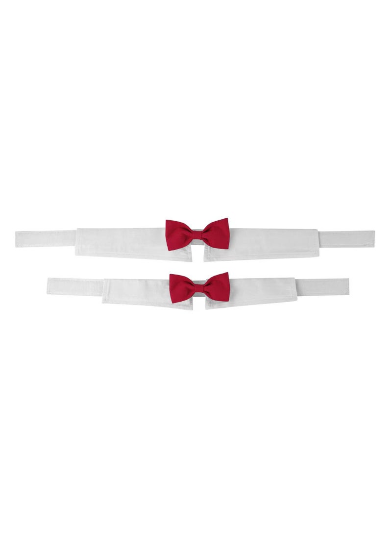 Loquat Pet Bow Tie Collar for Cats  Dogs, Red, L - Image 2