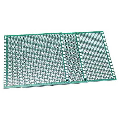 Sscon 3Pcs 10x10cm Double Sided Prototype PCB Universal Printed Circuit Board for DIY Soldering - Image 1
