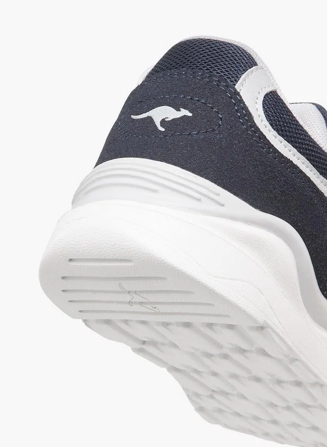kangaROOS NAVY Girls' Logo Detail Sports Shoes with Hook and Loop Closure for Women | Best Price UAE