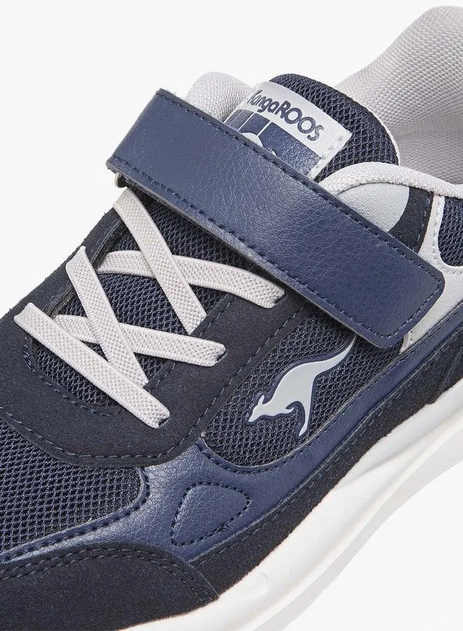 kangaROOS NAVY Girls' Logo Detail Sports Shoes with Hook and Loop Closure for Women | Best Price UAE
