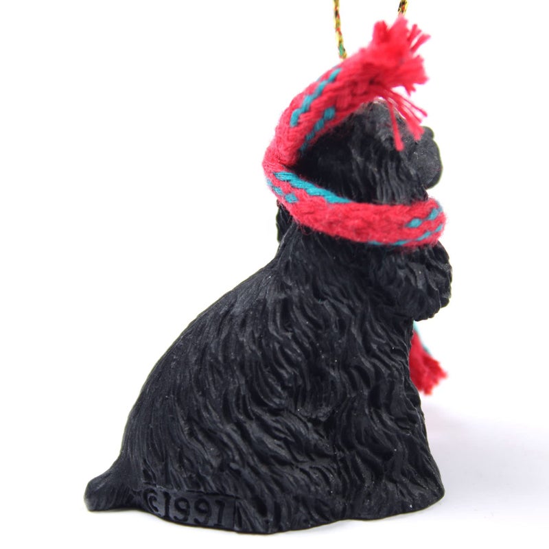 Conversation Concept Cocker Spaniel Tiny Miniature One Christmas Ornament Black - Delightful! - Image 2