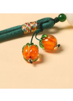 Generic 1pc Phone Wrist Strap, Jade Lotus Flower Phone Lanyard, Zen Bodhi Hand Wrist Strap Hanging Lucky Charm for Car Phone Bag(green)  - Image 4