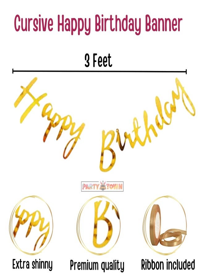 Party town T-Rex Dinosaur Balloon Pack - 62 Pcs | 32-inch T-Rex Foil + Metallic Latex Balloons, Paper Banner (T-Rex Dinosaur) - Image 5