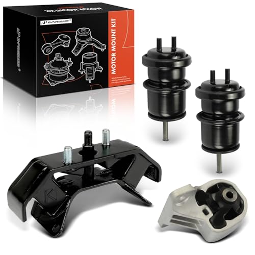 A-Premium مجموعة A-Premium من 4 قطع لدعامة محرك السيارة ودعامة نقل الحركة متوافقة مع سوبارو أوتباك 2015-2019، ليجاسي 2015-2019، 3.6L، نقل حركة أوتوماتيكي CVT، استبدال# 41022FJ000، 41022AL01A - Image 1