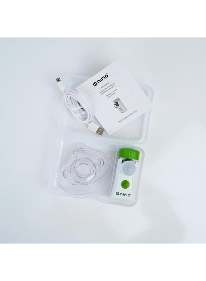 Nimo HNK-MESH-01 Portable Mesh Nebulizer with Rechargeable Battery, Adult & Child Masks - Image 4