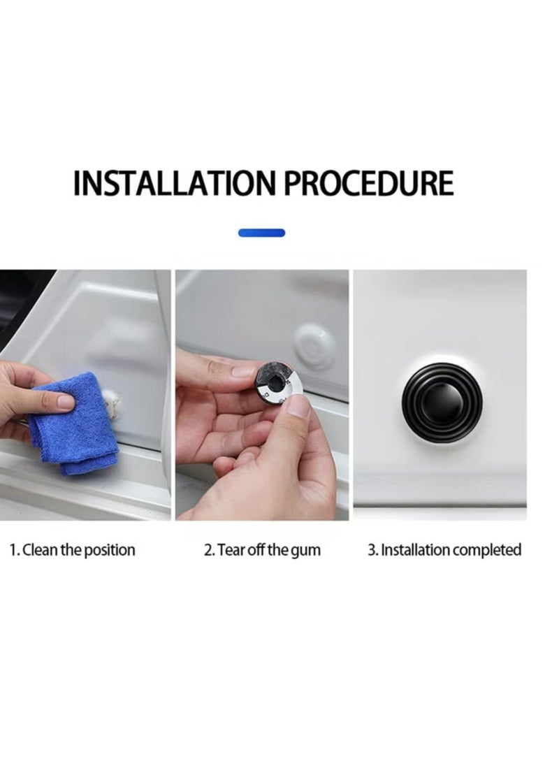 XiuWoo 30PCS Car Door Shock Absorber Cushion Gasket Decoration Sticker Shock-Absorbing Gasket Anti-Collision Gasket Car Accessories  - Image 4