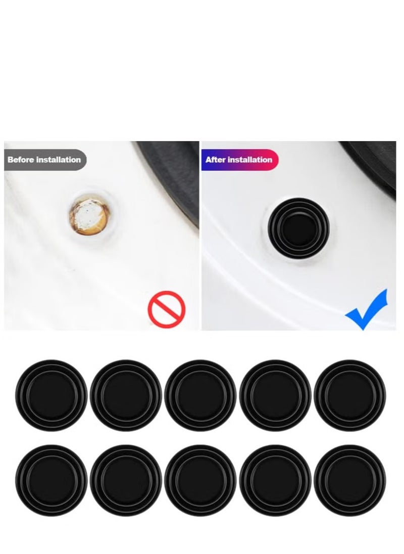 XiuWoo 30PCS Car Door Shock Absorber Cushion Gasket Decoration Sticker Shock-Absorbing Gasket Anti-Collision Gasket Car Accessories  - Image 5
