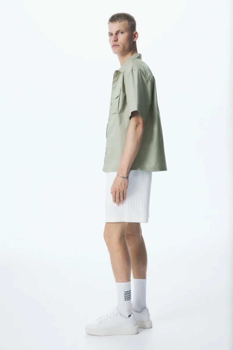 H&M Loose Fit Short-sleeved utility shirt