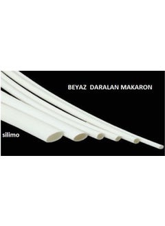Silimo 1 Meter White Shrinkable Tubing 6.4 mm Cable Insulation Thermal Iphone Compatible Hose  - Image 3