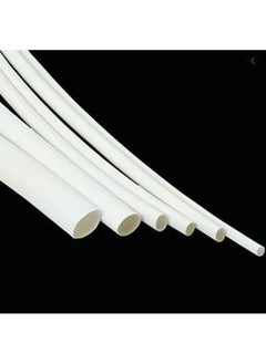 Silimo 1 Meter White Shrinkable Tubing 6.4 mm Cable Insulation Thermal Iphone Compatible Hose  - Image 2