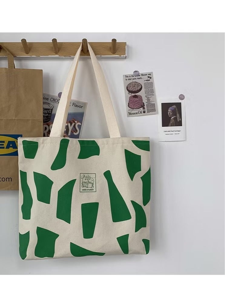 Women's Shoulder Tote Bag Canvas Handbag For Women Large Capacity Bucket Bag Fashionable Travel Messenger Shoulder Bag for Ladies Girls College Students - Image 1