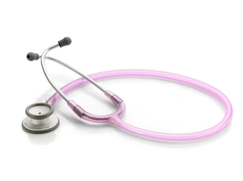 ADC - 619FL Adscope Lite 619 Ultra Lightweight Clinician Stethoscope with Tunable AFD Technology, Rose Quartz - Image 3