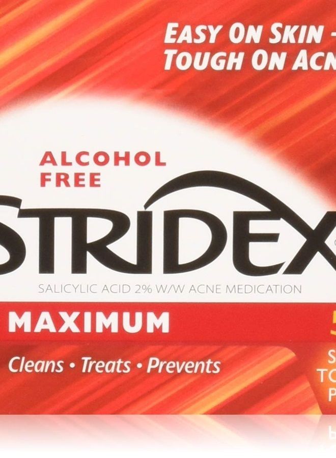 Stri-dex Pads Maximum Strength, 3 Pack of 55 Pads