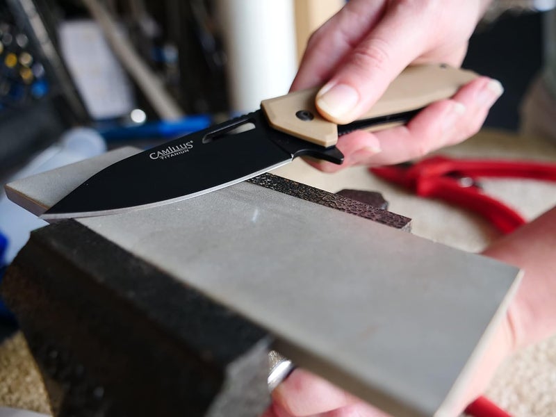 DMT D6EF Dia-Sharp 2-Sided Diamond Sharpening Stone, 6 Inch, Fine/Extra Fine - Image 2