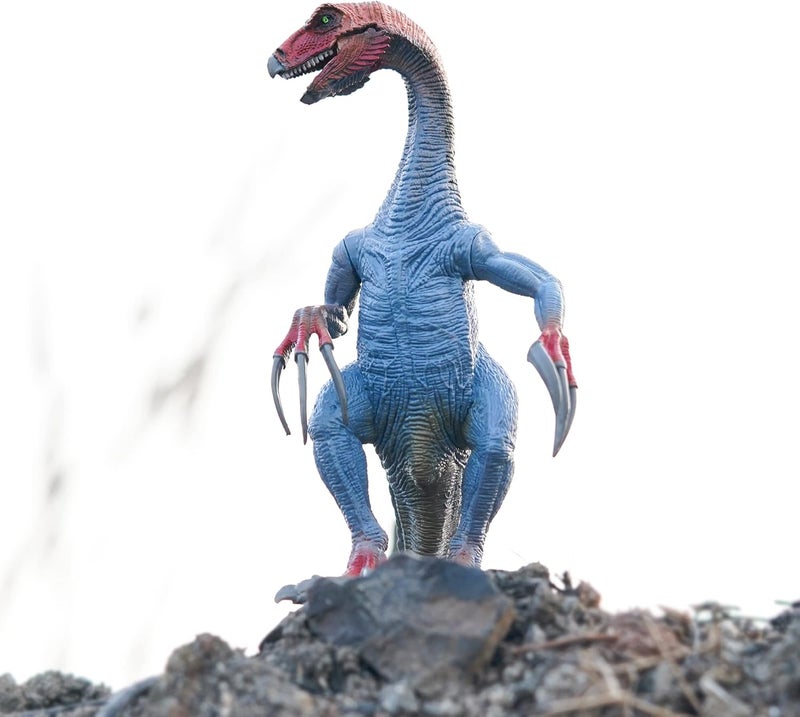 ZODZE Realistic T Rex Dinosaur Animal Figure for Kids Real Textured Dinosaurs Toy (Therizinosaurs(48F)) - Image 3