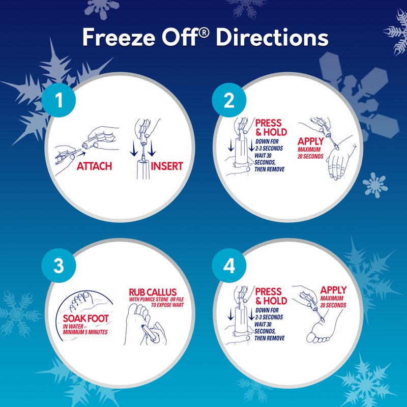 Compound W Freeze Off Wart Remover, Wart Removal System for Removing Common & Plantar Warts, 8 Applications - Image 5