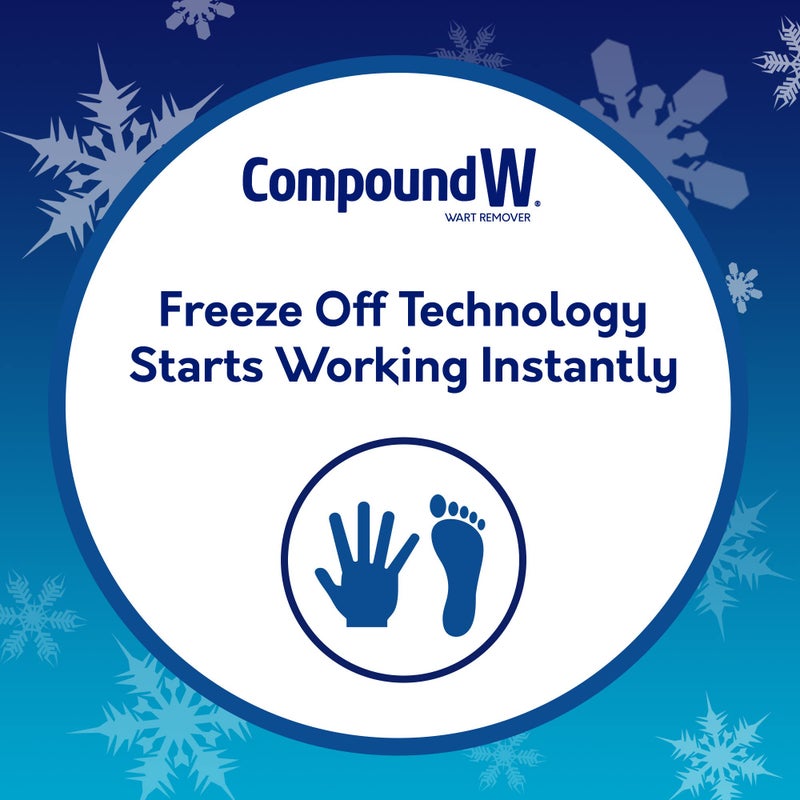 Compound W Freeze Off Wart Remover, Wart Removal System for Removing Common & Plantar Warts, 8 Applications - Image 3