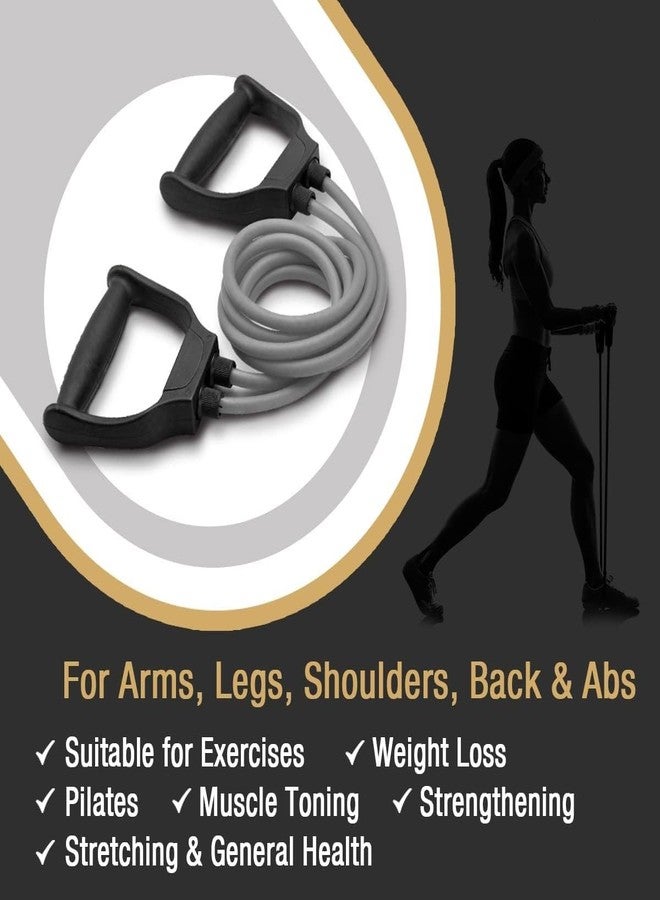 FIT FOCUS حقيبة رياضية (عبوة من قطعتين) حقائب متينة، مجموعة متكاملة مع مقاومة مزدوجة لتقوية العضلات - حزام تمرين لكامل الجسم بمقابض، مناسب للتمدد والتمارين الرياضية، معدات لياقة بدنية منزلية وسفرية (أزرق) - Image 5