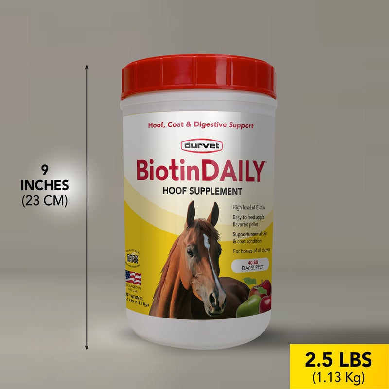 Durvet 01 0027 Biotin Daily Horse Hoof Care, 2.5 lb - Image 4