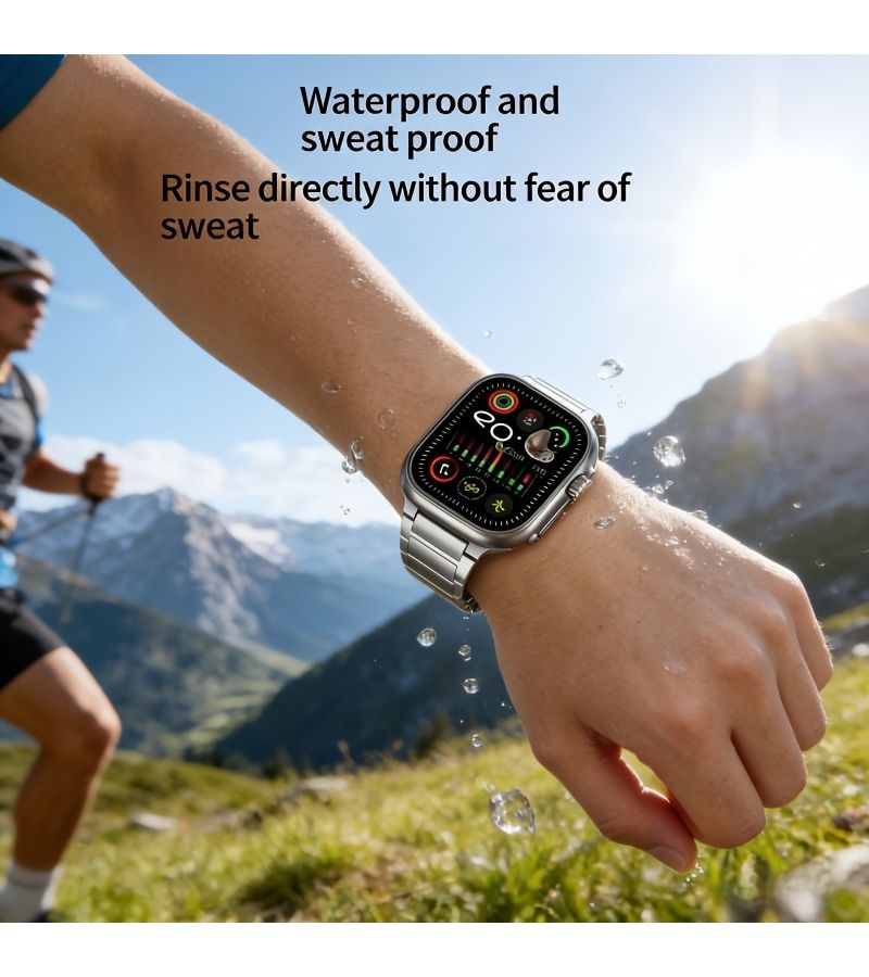 42mm Black Ultra Thin I Pattern Sliding Buckle Steel Strap For Apple Watch 4 5 6 7 8 9 10 11 SE - Image 4