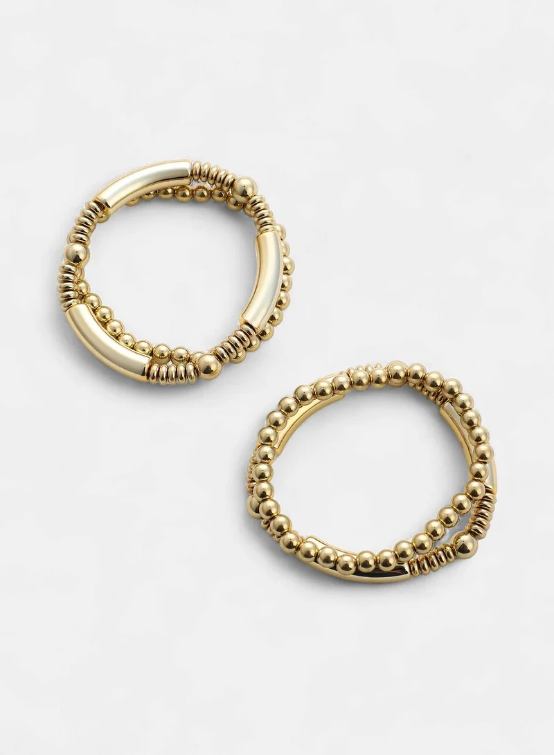 SOHI  Alamkara Multi-Layer Artificial Bracelet Jewellery for Women | Best Price UAE