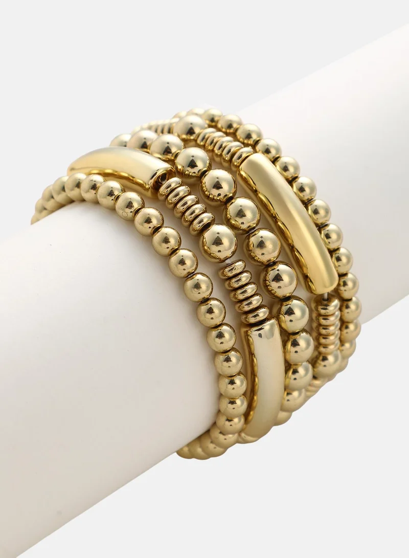 SOHI  Alamkara Multi-Layer Artificial Bracelet Jewellery for Women | Best Price UAE